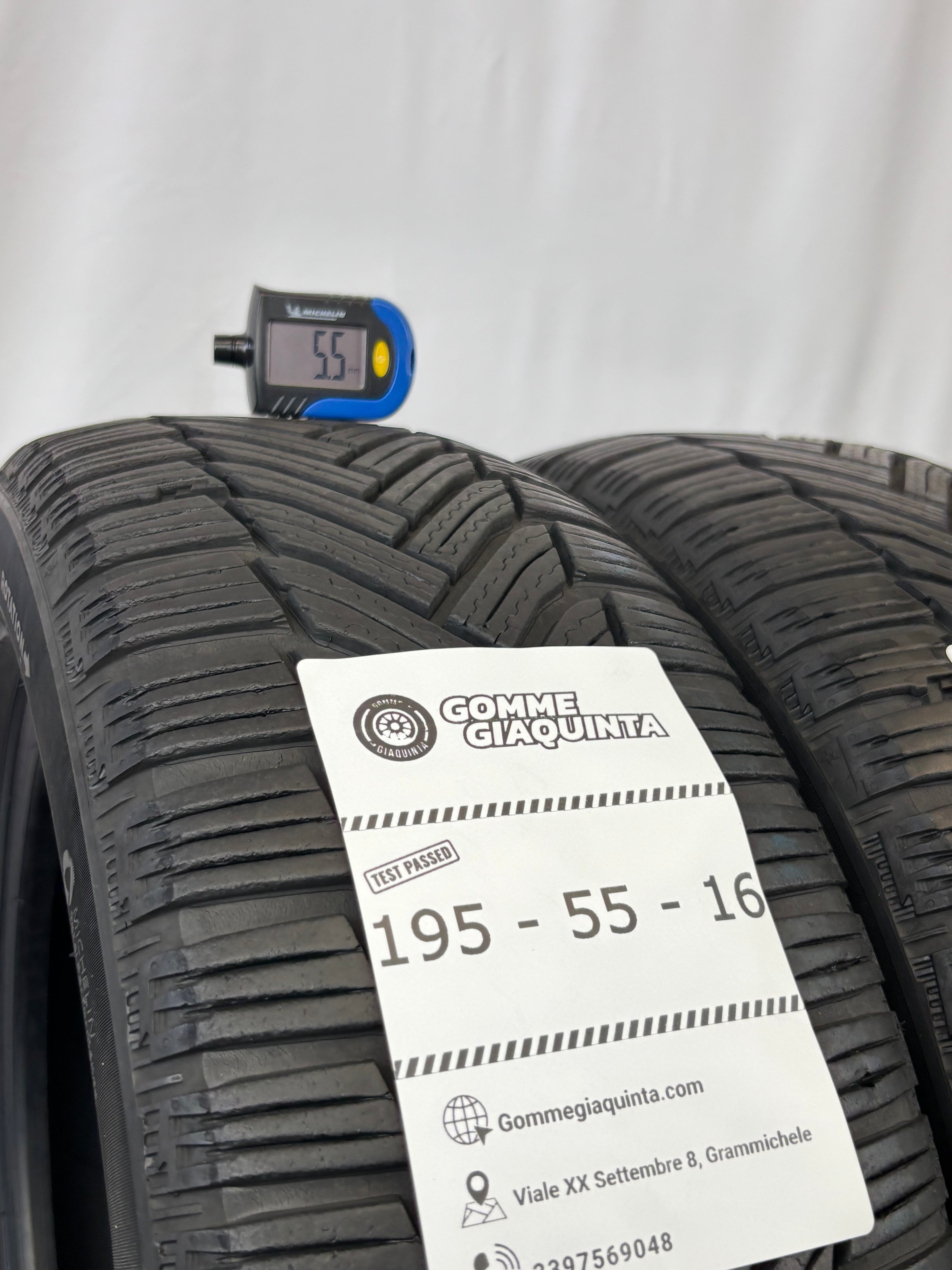 195/55 R16 91H Michelin Alpin 6 M+S Invernali