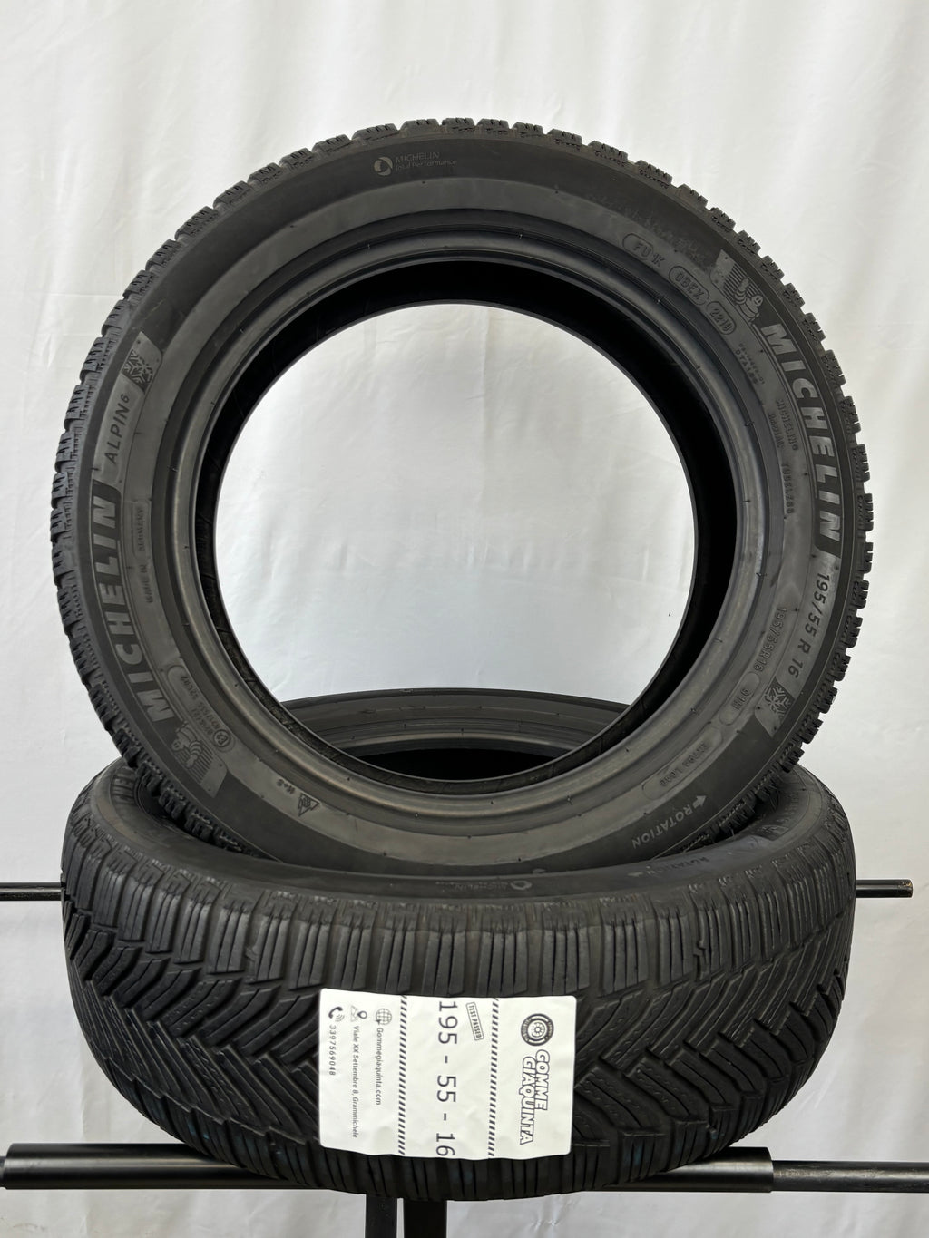195/55 R16 91H Michelin Alpin 6 M+S Invernali